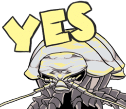 Both yucky and 'kawaii' deep-sea fish sticker #1547100