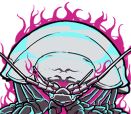 Both yucky and 'kawaii' deep-sea fish sticker #1547104