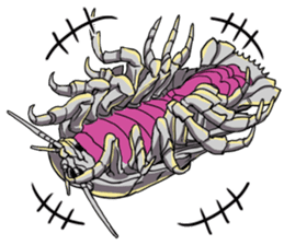 Both yucky and 'kawaii' deep-sea fish sticker #1547106