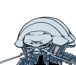 Both yucky and 'kawaii' deep-sea fish sticker #1547107