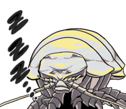 Both yucky and 'kawaii' deep-sea fish sticker #1547109