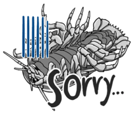 Both yucky and 'kawaii' deep-sea fish sticker #1547110