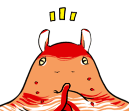 Both yucky and 'kawaii' deep-sea fish sticker #1547116