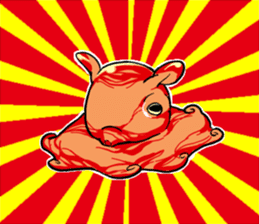 Both yucky and 'kawaii' deep-sea fish sticker #1547117