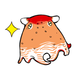 Both yucky and 'kawaii' deep-sea fish sticker #1547119