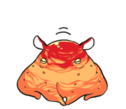 Both yucky and 'kawaii' deep-sea fish sticker #1547121