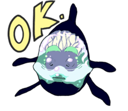 Both yucky and 'kawaii' deep-sea fish sticker #1547125