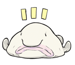 Both yucky and 'kawaii' deep-sea fish sticker #1547130