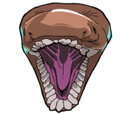 Both yucky and 'kawaii' deep-sea fish sticker #1547133