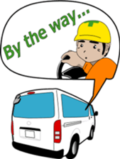 Yellow helmet/ English ver sticker #1547218