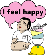 Yellow helmet/ English ver sticker #1547227