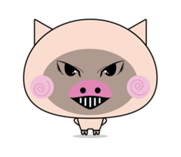 pig san sticker #1548360
