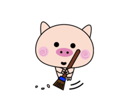 pig san sticker #1548362