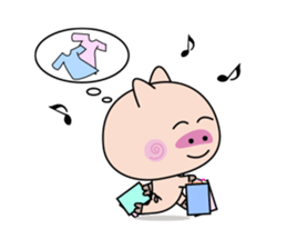 pig san sticker #1548366