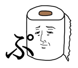 Mr.Toilet paper and Mr. Tissue sticker #1548780