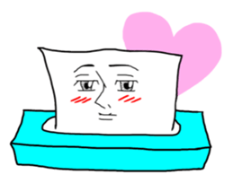 Mr.Toilet paper and Mr. Tissue sticker #1548787