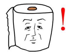 Mr.Toilet paper and Mr. Tissue sticker #1548793