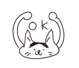 Rough Cat Stickers sticker #1550621