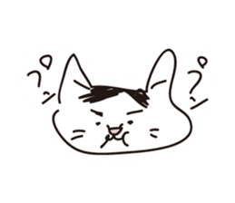 Rough Cat Stickers sticker #1550654