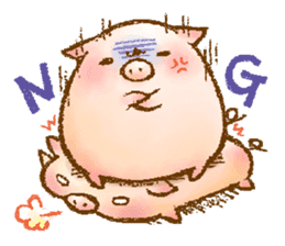 Rasen-Yumu's Mini Pigs sticker #1551138