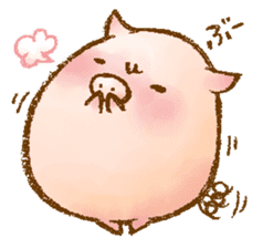 Rasen-Yumu's Mini Pigs sticker #1551139