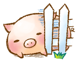 Rasen-Yumu's Mini Pigs sticker #1551143