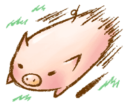 Rasen-Yumu's Mini Pigs sticker #1551147