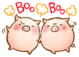 Rasen-Yumu's Mini Pigs sticker #1551150
