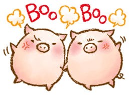 Rasen-Yumu's Mini Pigs sticker #1551150