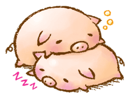 Rasen-Yumu's Mini Pigs sticker #1551154
