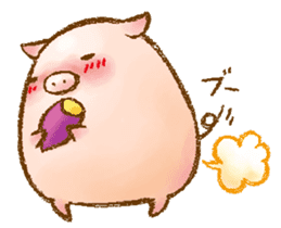Rasen-Yumu's Mini Pigs sticker #1551175
