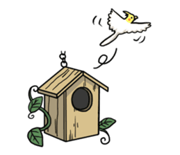 Lutino cockatiels sticker #1551315