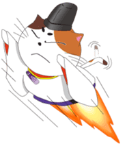 Court noble cat NYANMARO 2 sticker #1551417