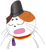 Court noble cat NYANMARO 2 sticker #1551421