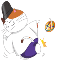 Court noble cat NYANMARO 2 sticker #1551424