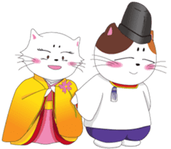 Court noble cat NYANMARO 2 sticker #1551426
