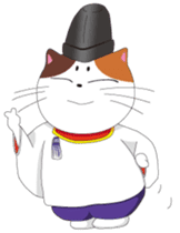 Court noble cat NYANMARO 2 sticker #1551429