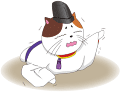 Court noble cat NYANMARO 2 sticker #1551433