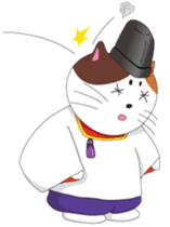 Court noble cat NYANMARO 2 sticker #1551436