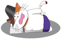 Court noble cat NYANMARO 2 sticker #1551438