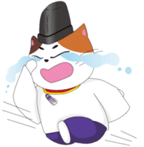 Court noble cat NYANMARO 2 sticker #1551448