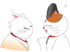 Court noble cat NYANMARO 2 sticker #1551455