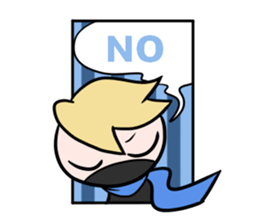 Ninjas and princess sticker #1551697