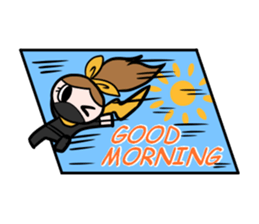 Ninjas and princess sticker #1551708