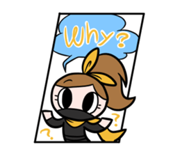 Ninjas and princess sticker #1551733