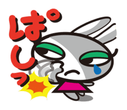 Super angry! Super moody Bunny sticker #1552589