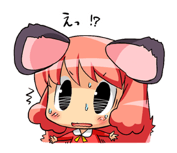 Rat girl's sticker. sticker #1552979