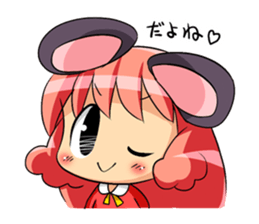 Rat girl's sticker. sticker #1553013