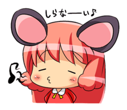 Rat girl's sticker. sticker #1553015