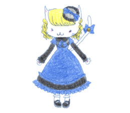 Hand drawing sticker #1553308